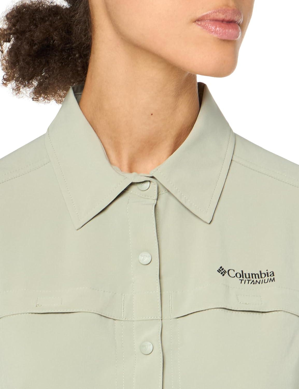 imageColumbia Womens Summit Valley Woven Long Sleeve ShirtSafari