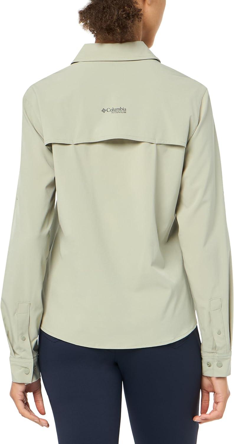 imageColumbia Womens Summit Valley Woven Long Sleeve ShirtSafari