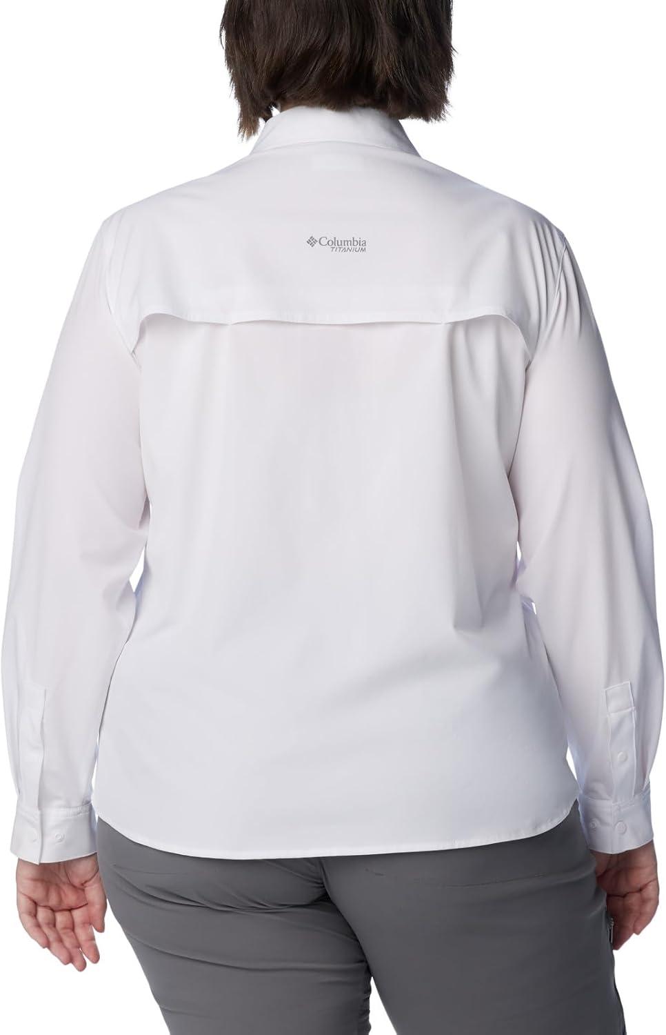 imageColumbia Womens Summit Valley Woven Long Sleeve ShirtWhite