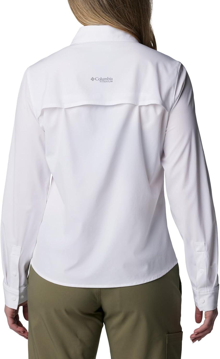 imageColumbia Womens Summit Valley Woven Long Sleeve ShirtWhite