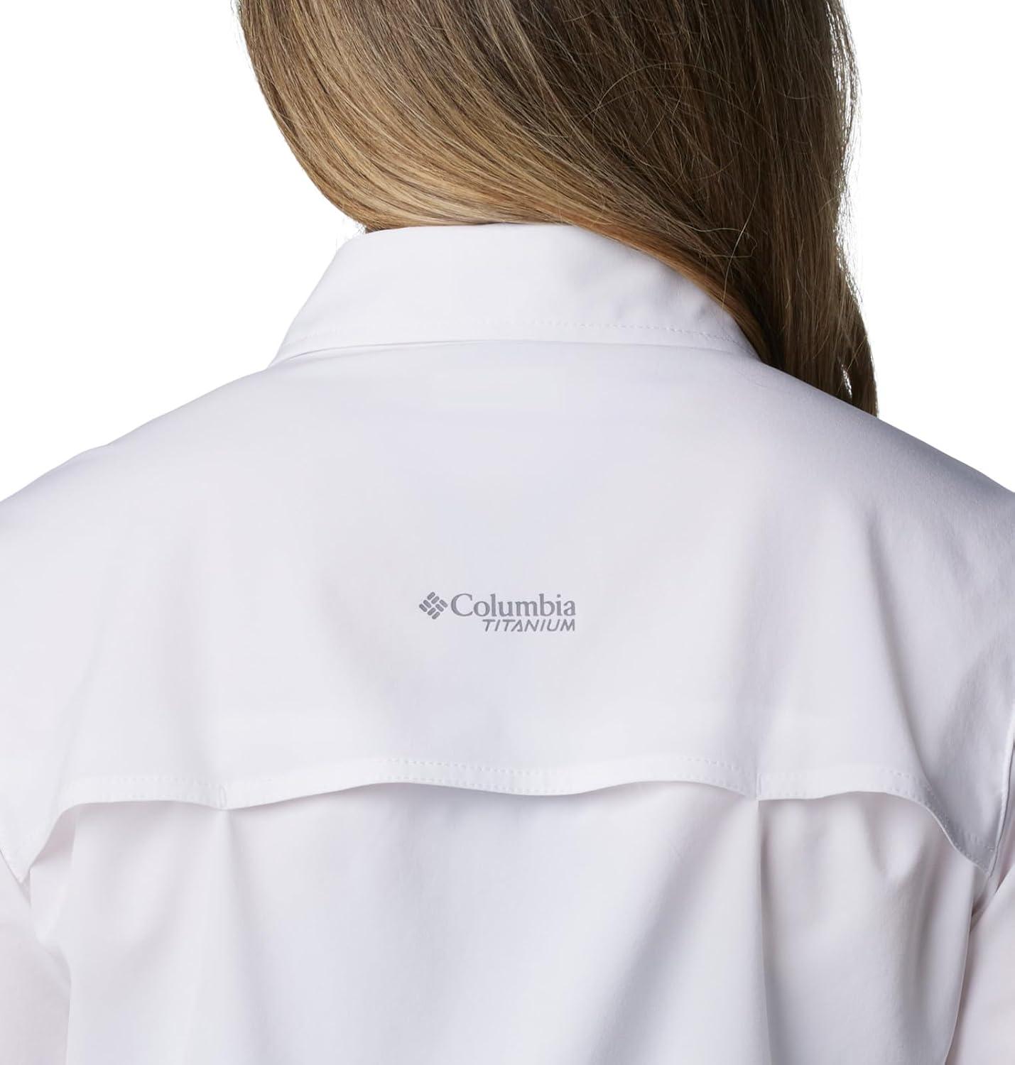 imageColumbia Womens Summit Valley Woven Long Sleeve ShirtWhite