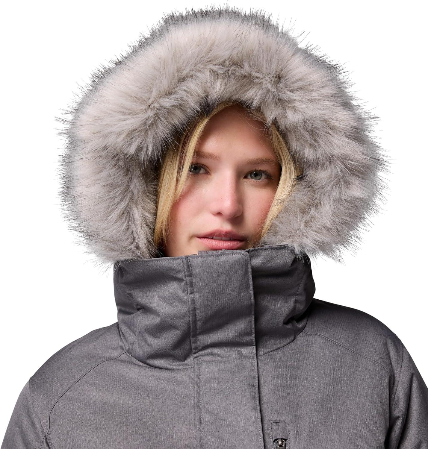 imageColumbia Womens Suttle Mountain Long Insulated JacketCity Grey