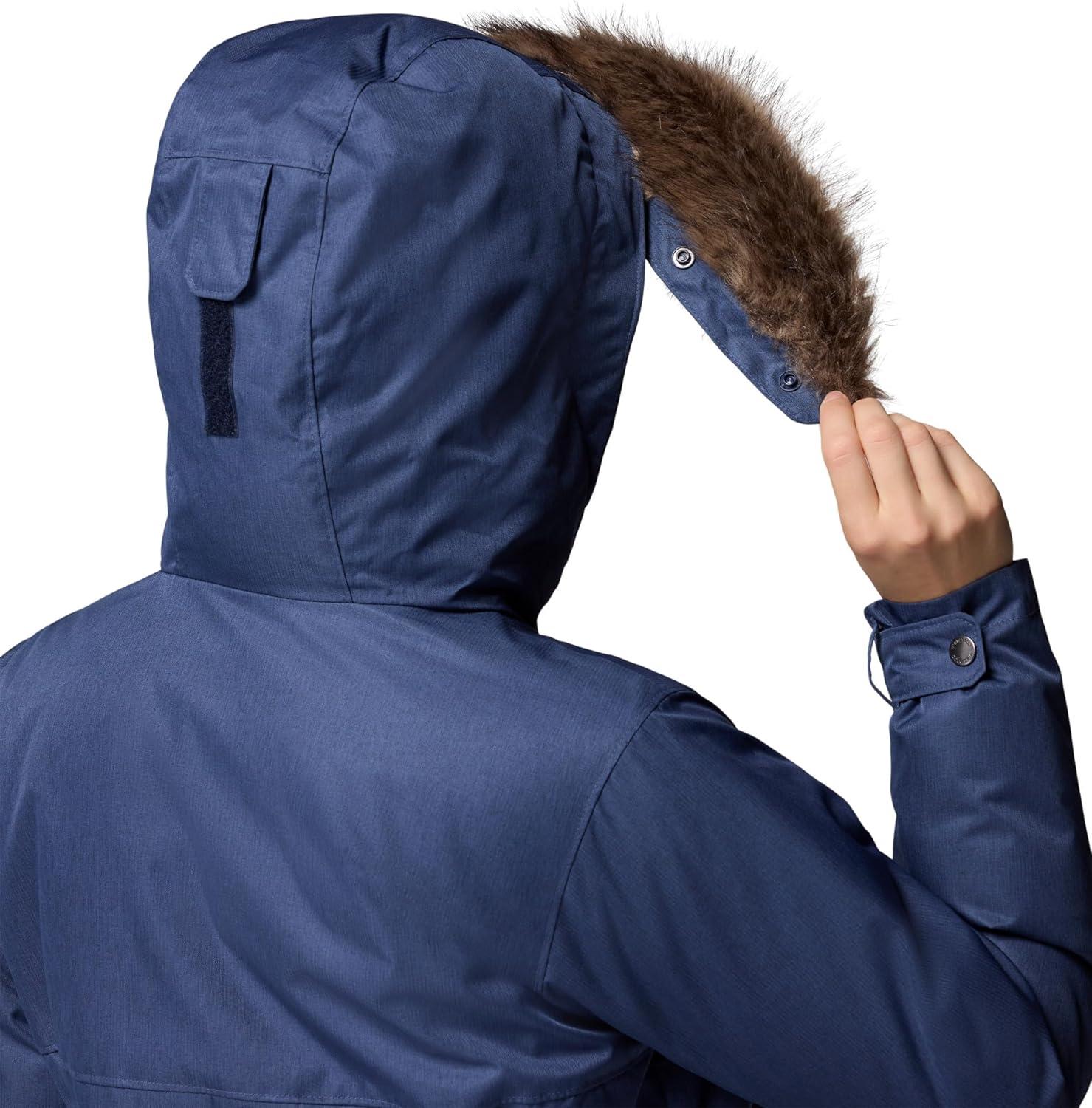 imageColumbia Womens Suttle Mountain Long Insulated JacketCollegiate Navy
