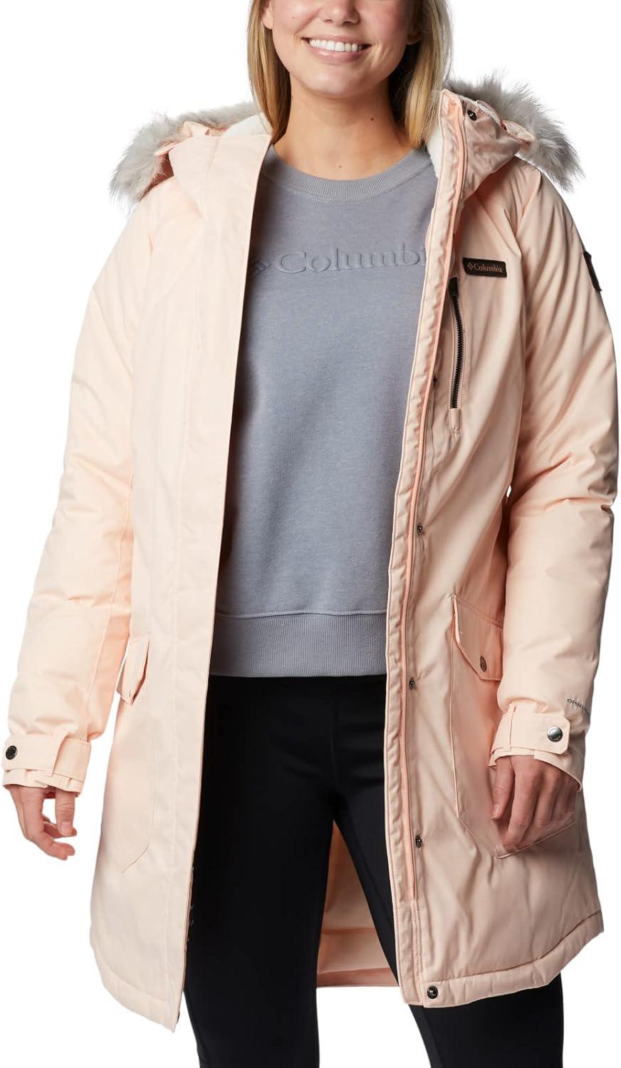 imageColumbia Womens Suttle Mountain Long Insulated JacketPeach Blossom