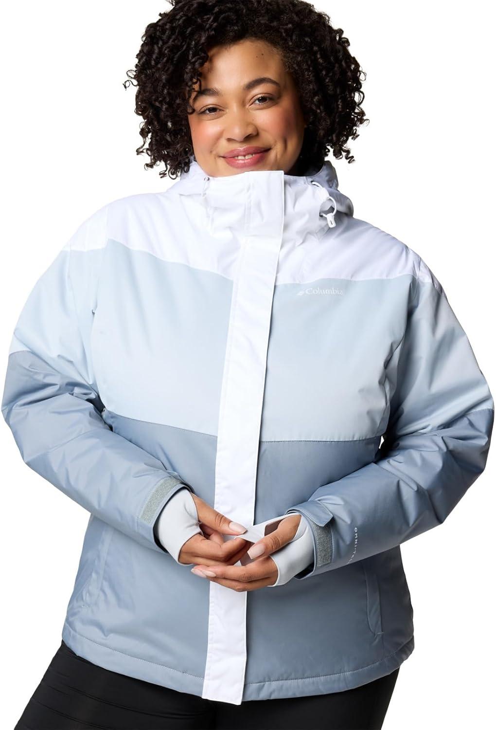 imageColumbia Womens Tipton Peak Iii Insulated JacketWhiteCirrus Grey DobbyTradewinds Gry