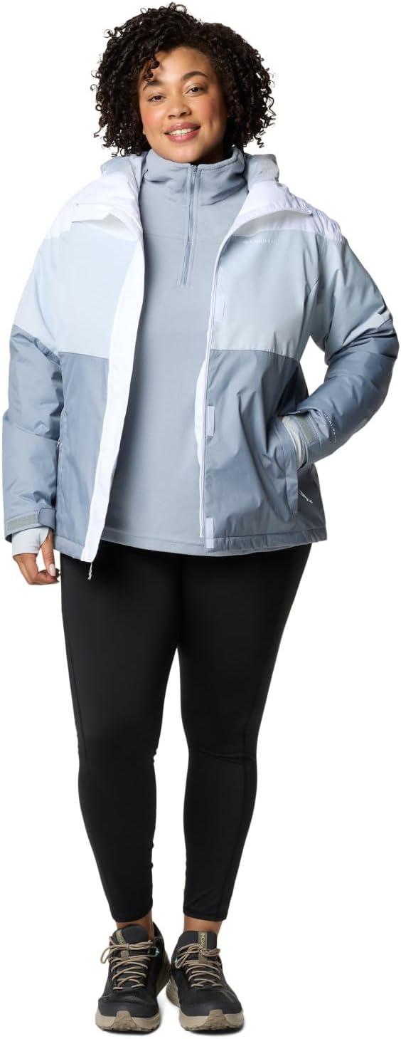 imageColumbia Womens Tipton Peak Iii Insulated JacketWhiteCirrus Grey DobbyTradewinds Gry