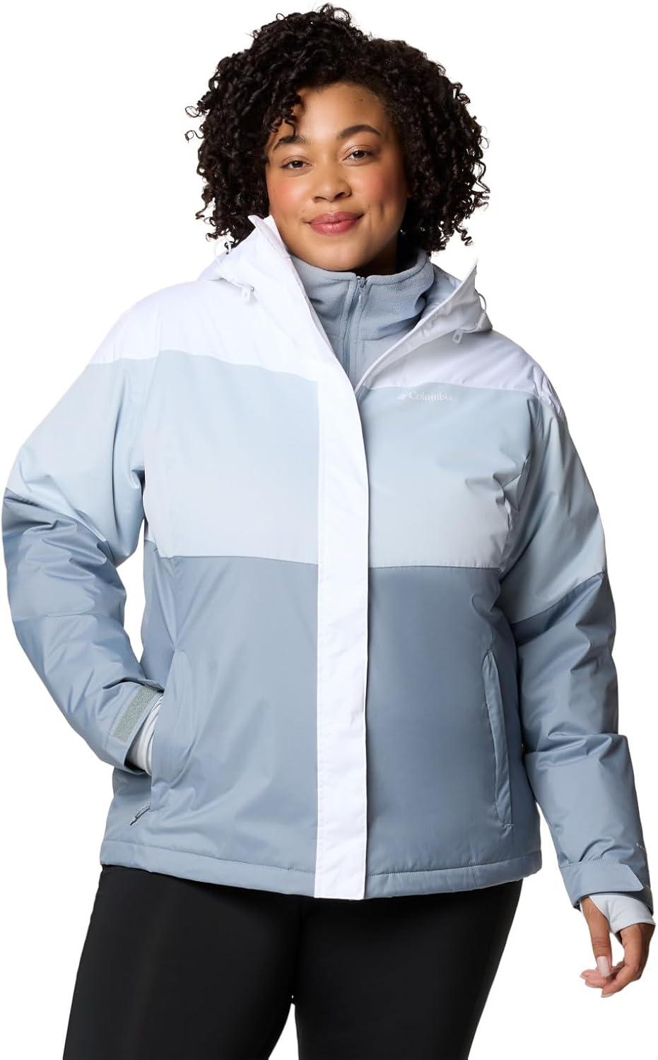 imageColumbia Womens Tipton Peak Iii Insulated JacketWhiteCirrus Grey DobbyTradewinds Gry