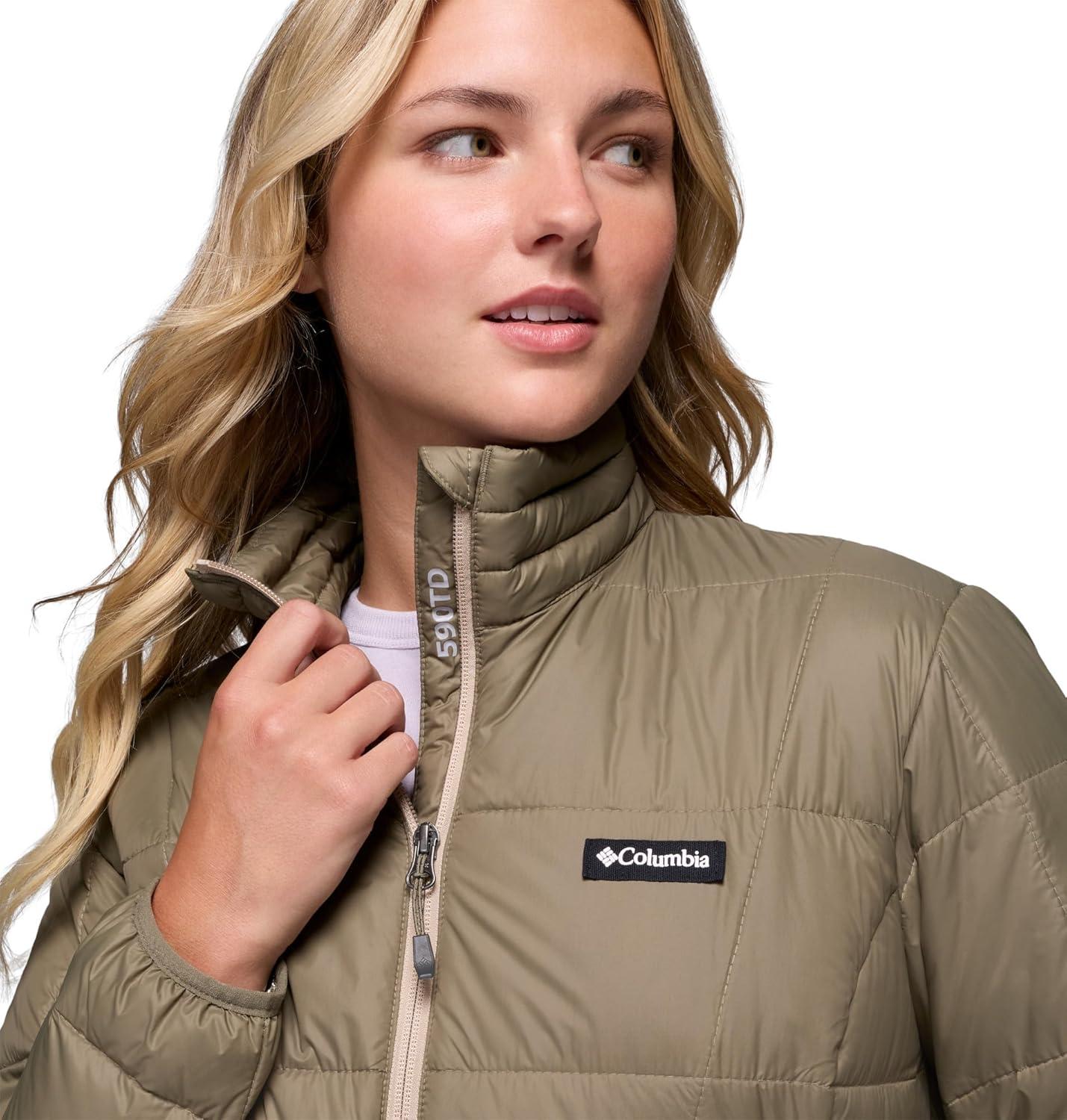 imageColumbia Womens Voodoo Falls 590 Turbodown II JacketStone Green