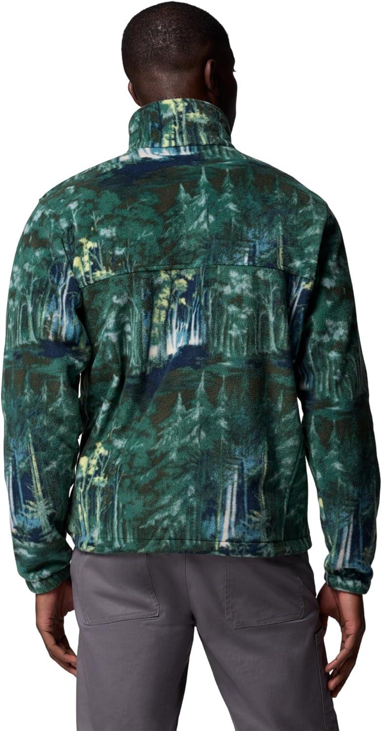 imageColumbia mens Steens Mountain Printed JacketRain Forest Deschutestrees