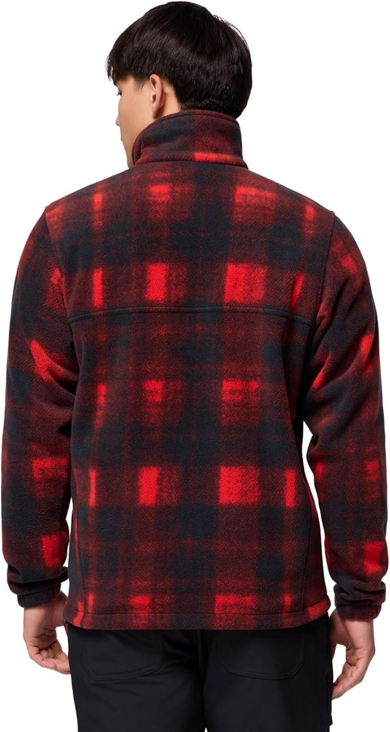 imageColumbia mens Steens Mountain Printed JacketSail Red Omblur