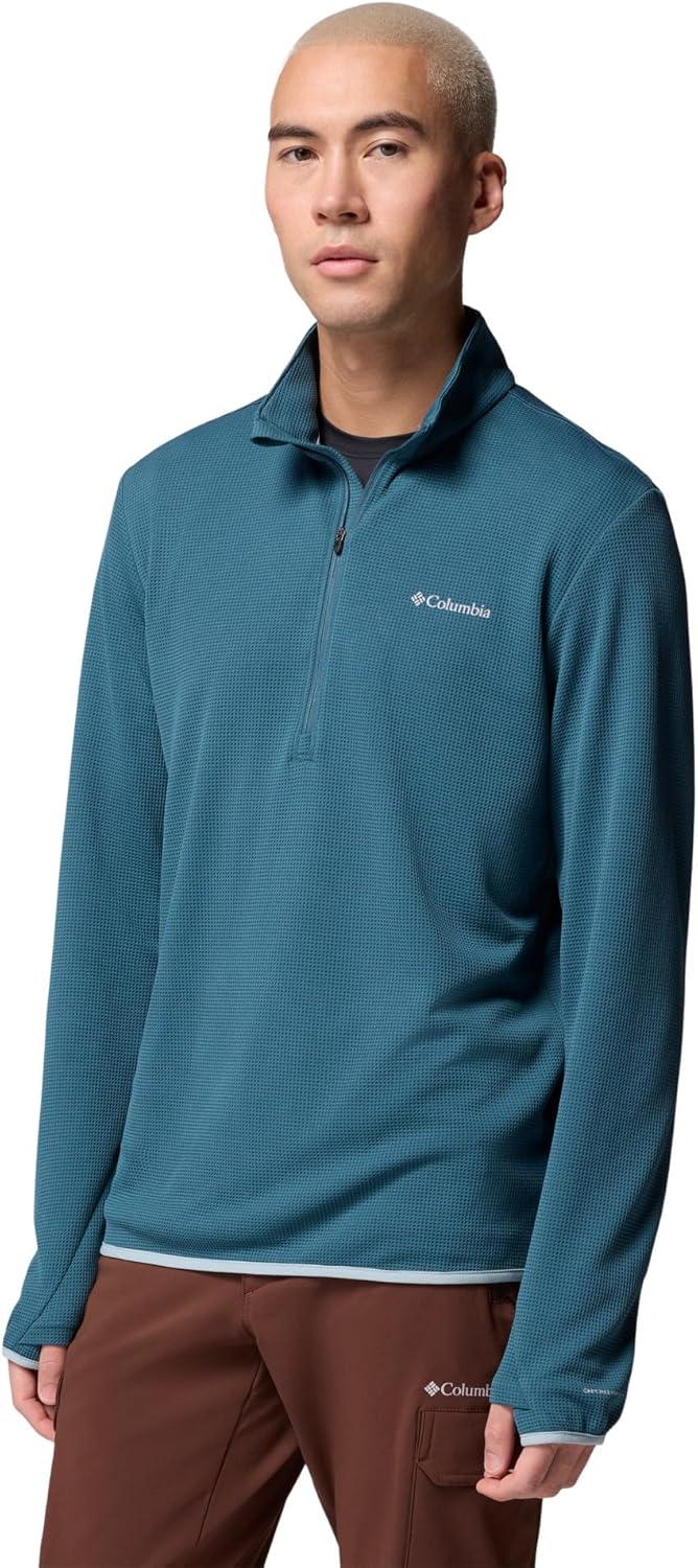 imageColumbia mens Tech Trail Utility Warm Half ZipEverblue