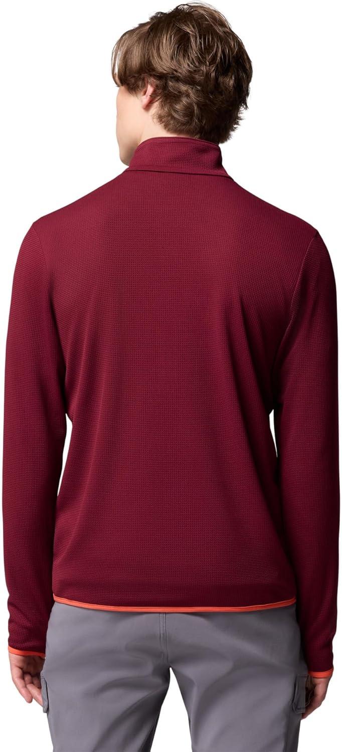imageColumbia mens Tech Trail Utility Warm Half ZipRich Wine
