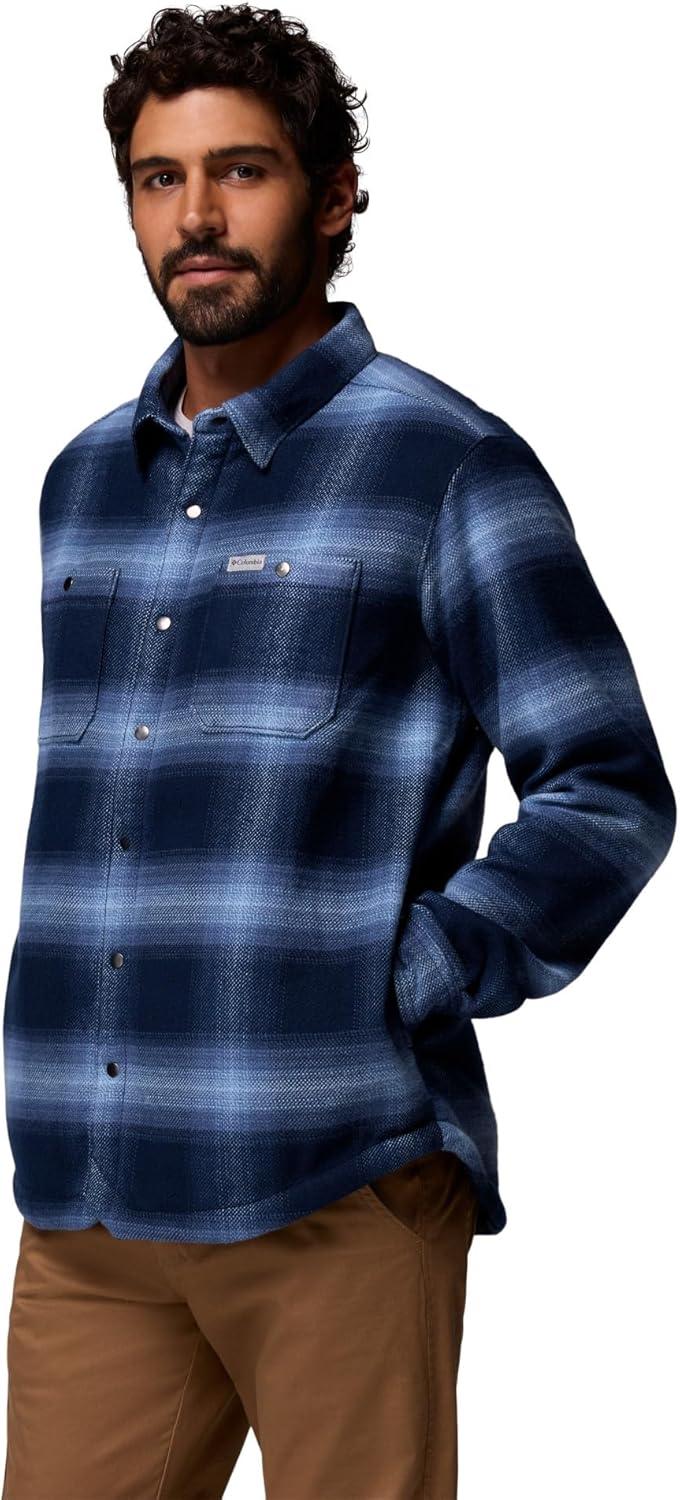 imageColumbia mens Windward II Shirt JacketCollegiate Navy Blurred Ombre