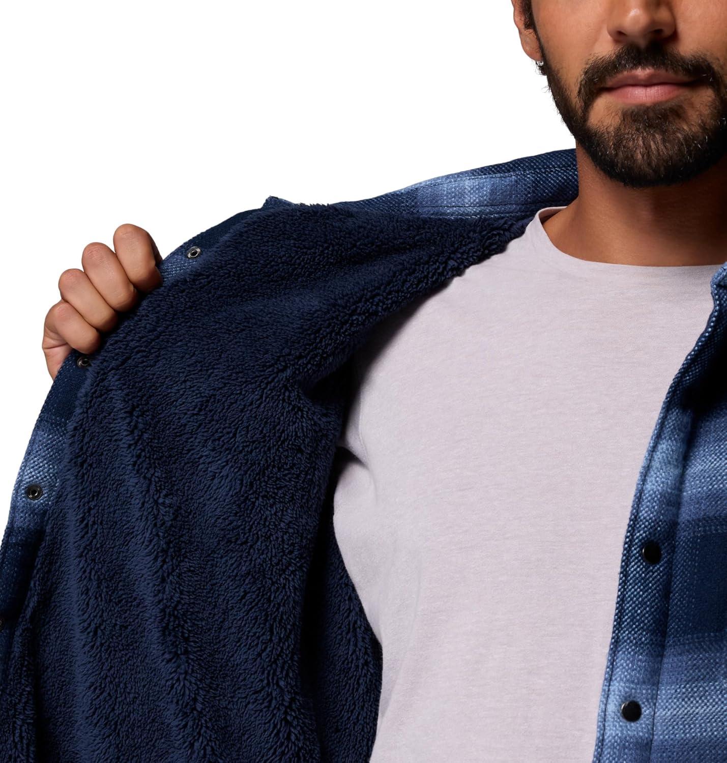 imageColumbia mens Windward II Shirt JacketCollegiate Navy Blurred Ombre