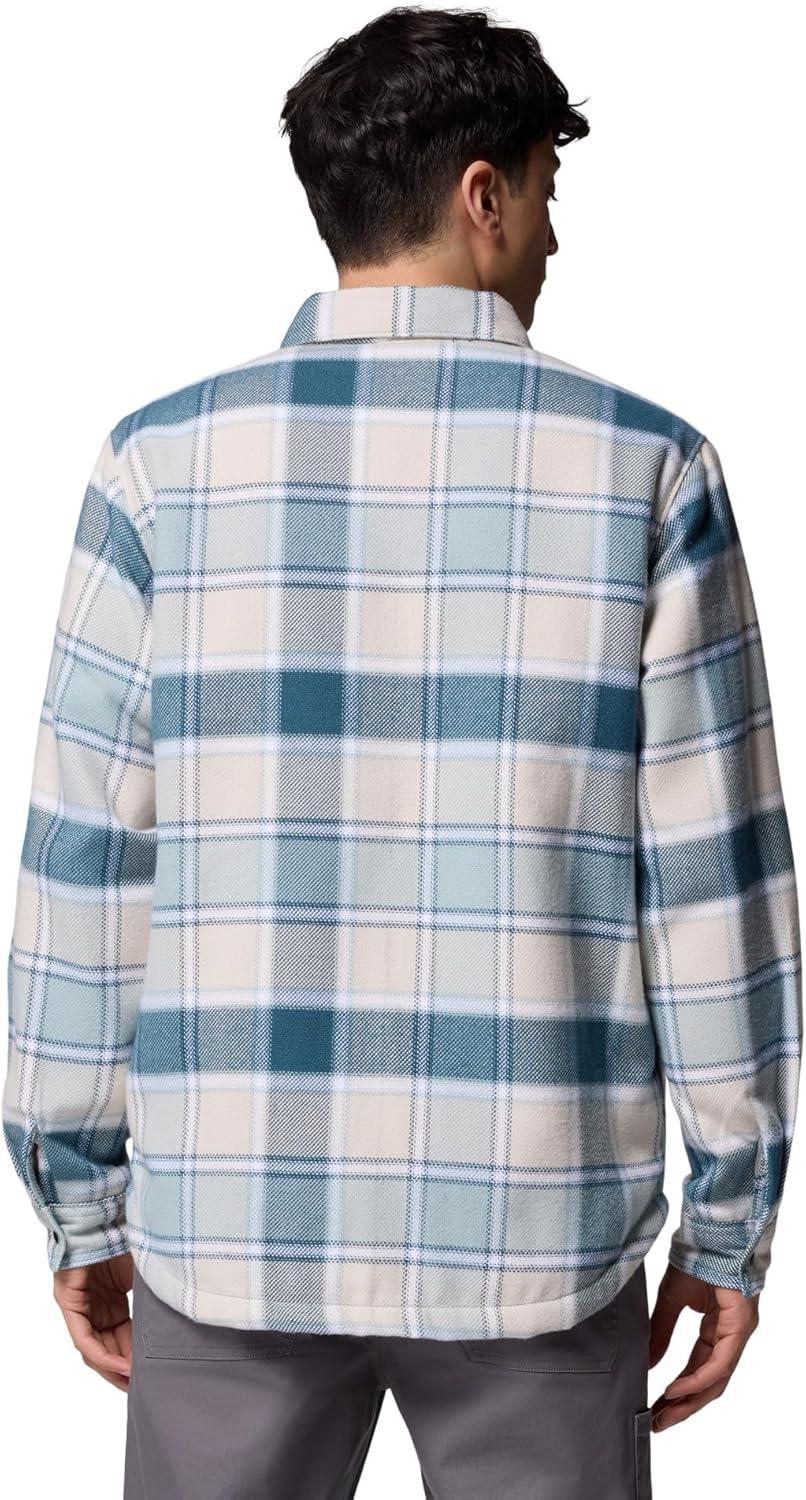 imageColumbia mens Windward II Shirt JacketCrushed Blue Trapper Windowpane