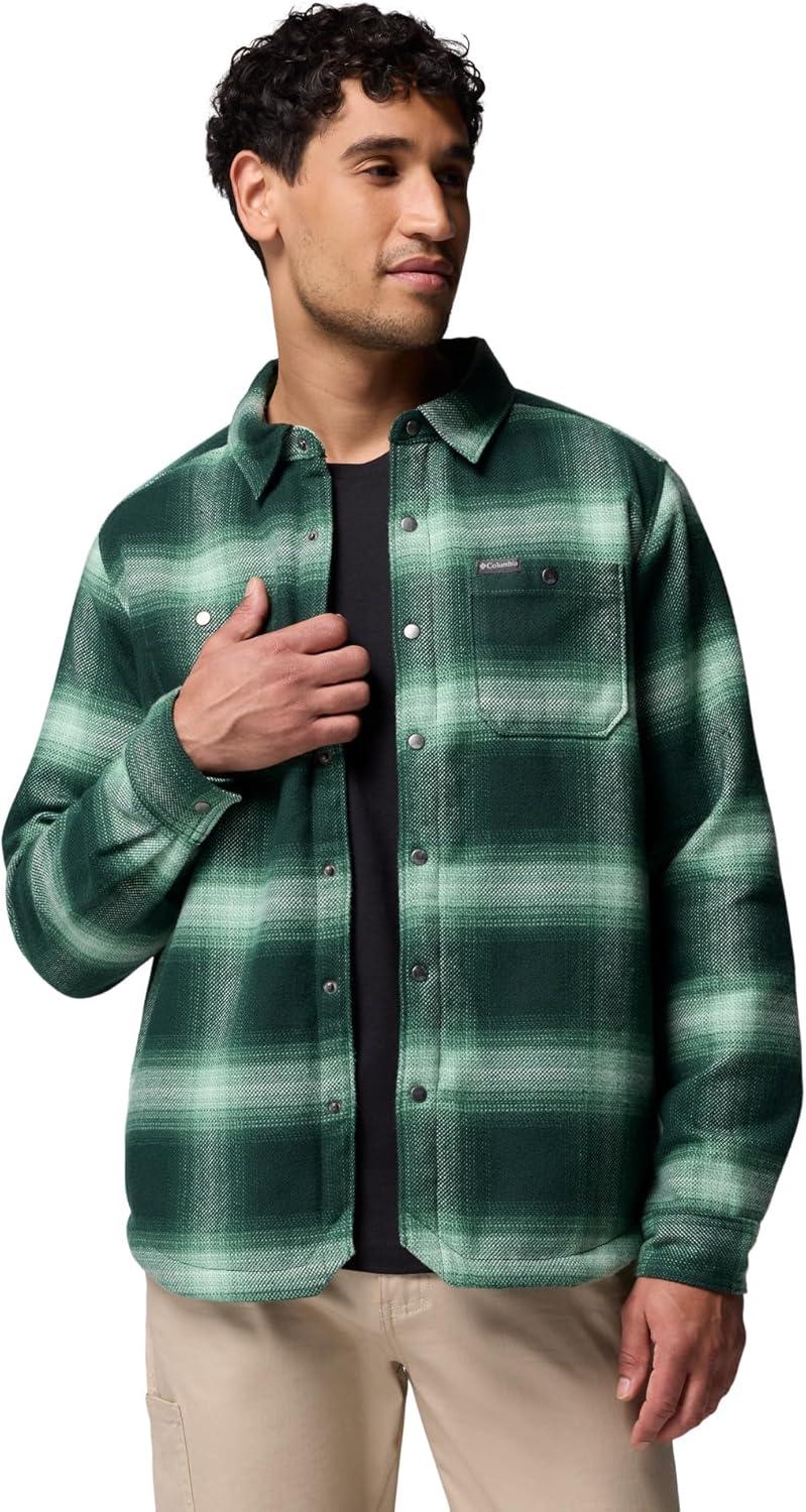 imageColumbia mens Windward II Shirt JacketRain Forest Blurred Ombre