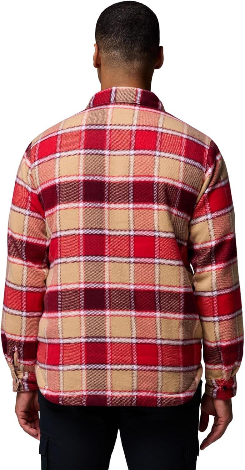 imageColumbia mens Windward II Shirt JacketRich Wine Trapper Windowpane
