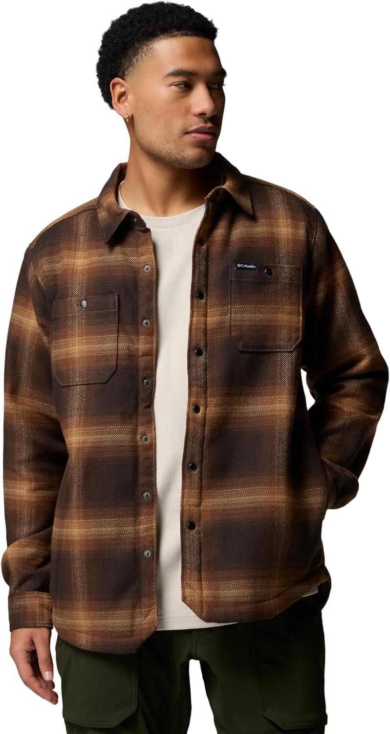 imageColumbia mens Windward II Shirt JacketTobacco Blurred Ombre