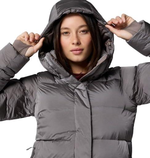 imageColumbia womens Amaze Puff Hooded JacketIron High Shine