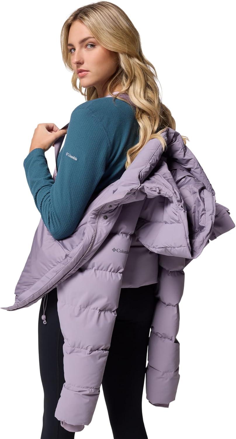 imageColumbia womens Amaze Puff Hooded JacketShale Purple