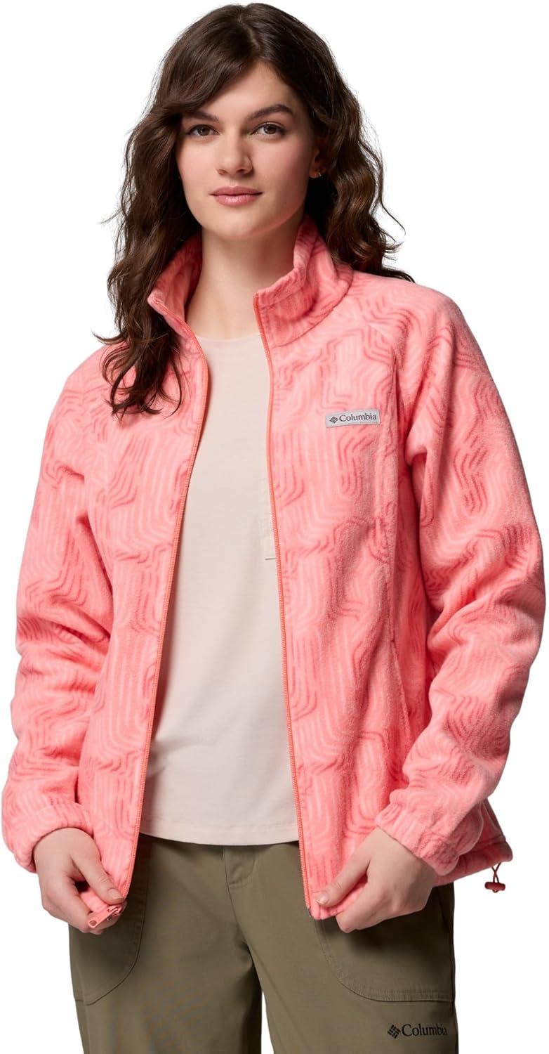 imageColumbia womens Benton Springs Printed Full ZipAlpenglow Flowfalls