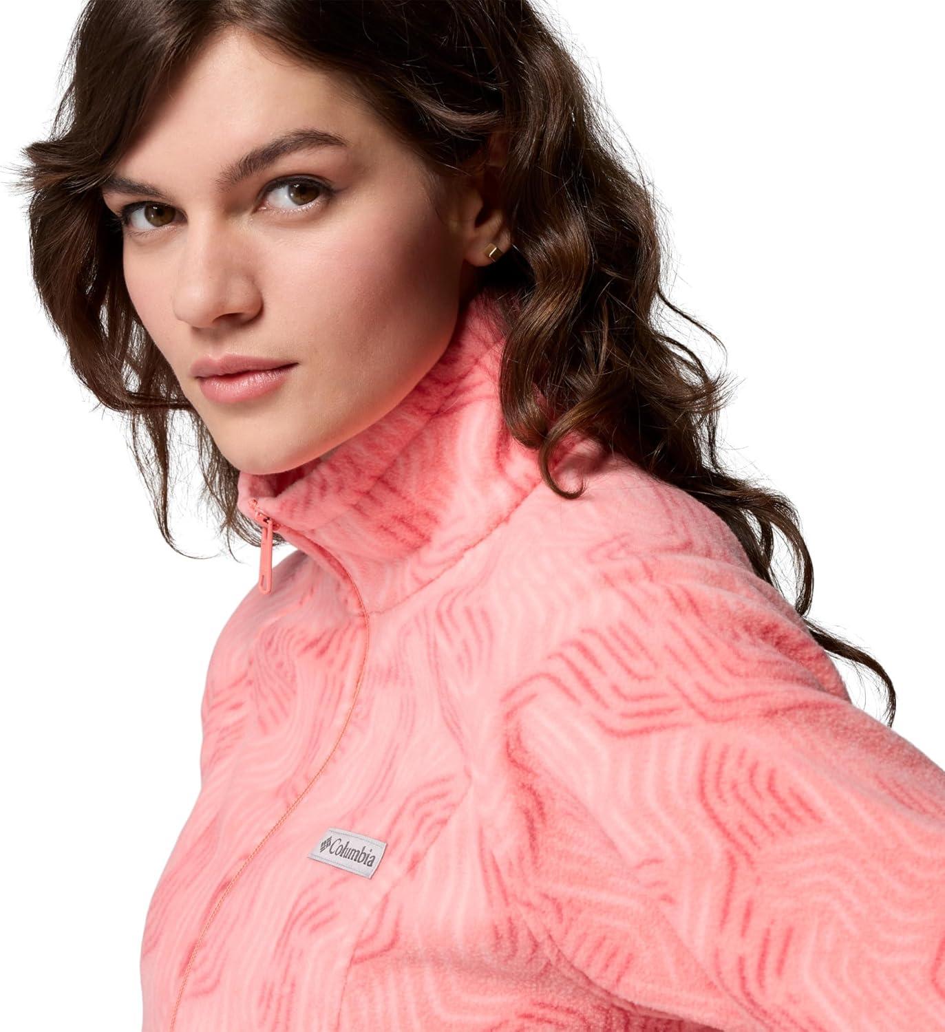 imageColumbia womens Benton Springs Printed Full ZipAlpenglow Flowfalls