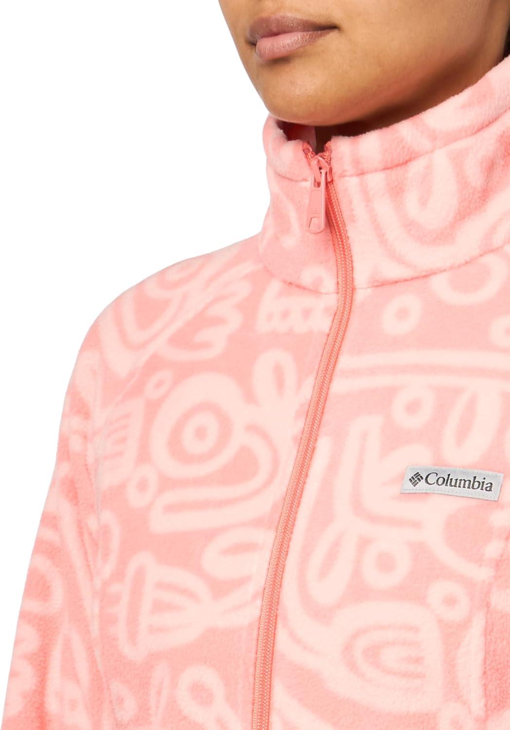 imageColumbia womens Benton Springs Printed Full ZipAlpenglow Marker Made Tonal