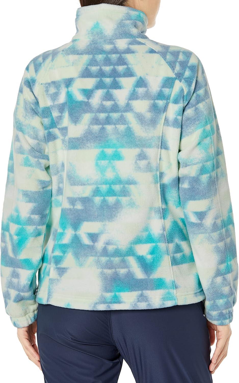 imageColumbia womens Benton Springs Printed Full ZipBright AquaDistant Peaks