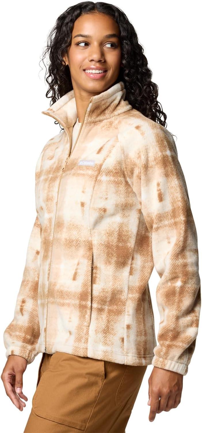imageColumbia womens Benton Springs Printed Full ZipCamel Brown Omblur