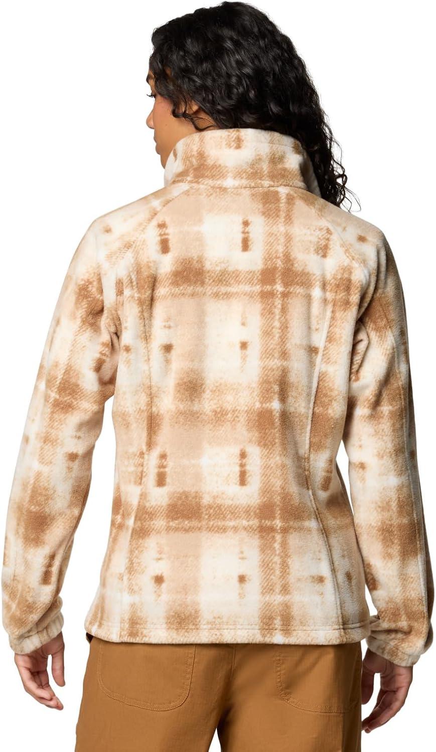 imageColumbia womens Benton Springs Printed Full ZipCamel Brown Omblur