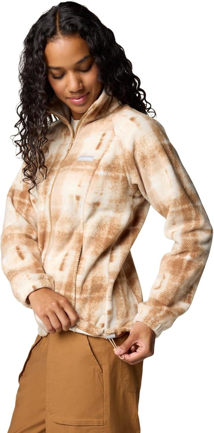 imageColumbia womens Benton Springs Printed Full ZipCamel Brown Omblur