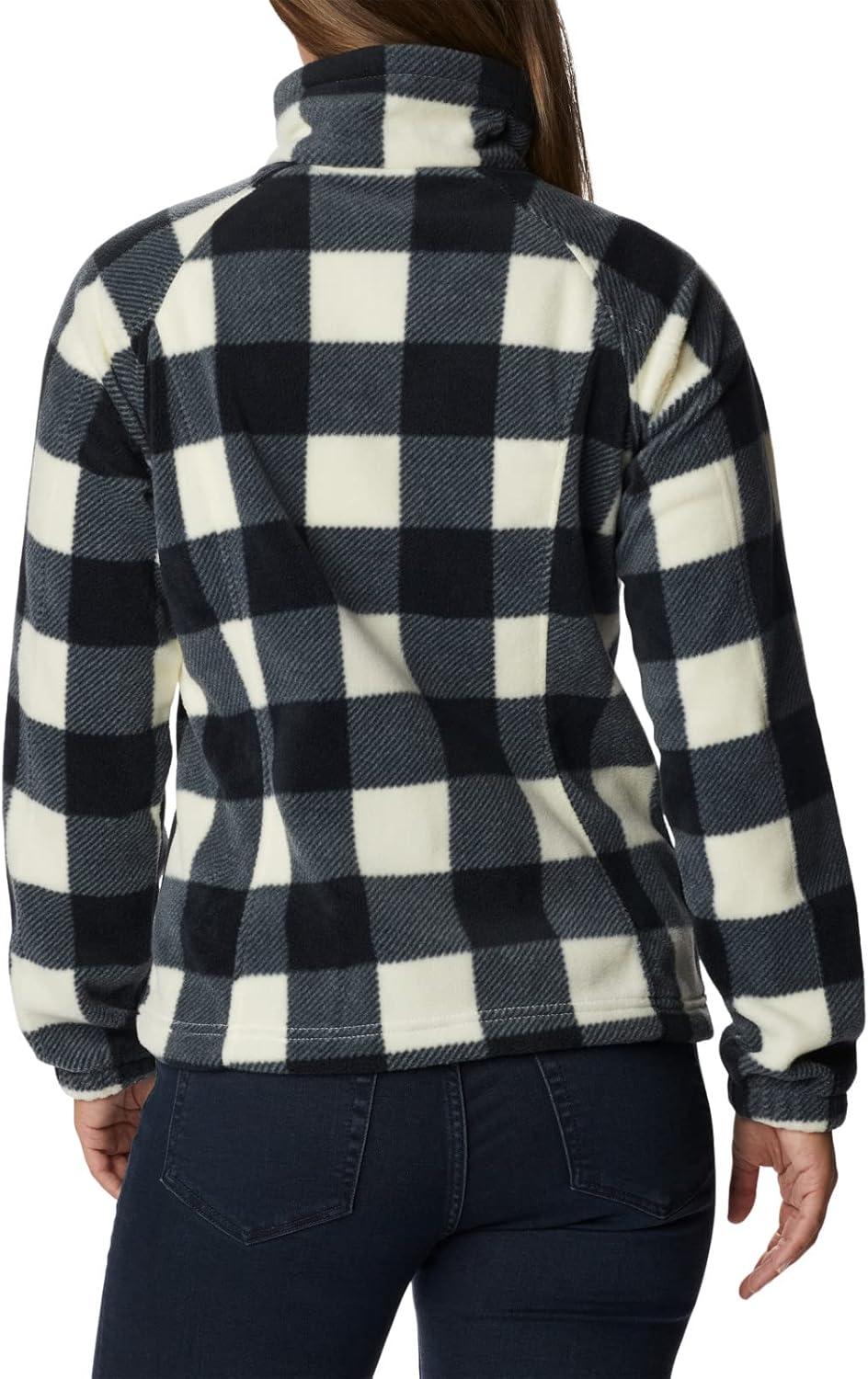 imageColumbia womens Benton Springs Printed Full ZipChalk Check Print