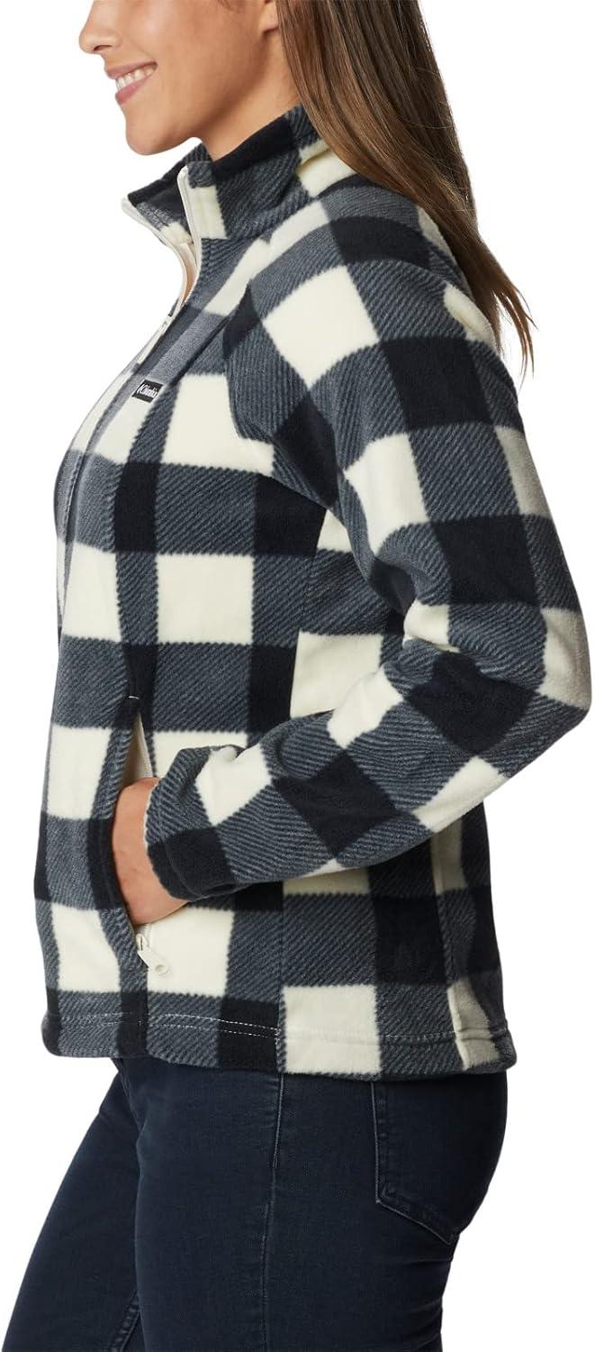 imageColumbia womens Benton Springs Printed Full ZipChalk Check Print
