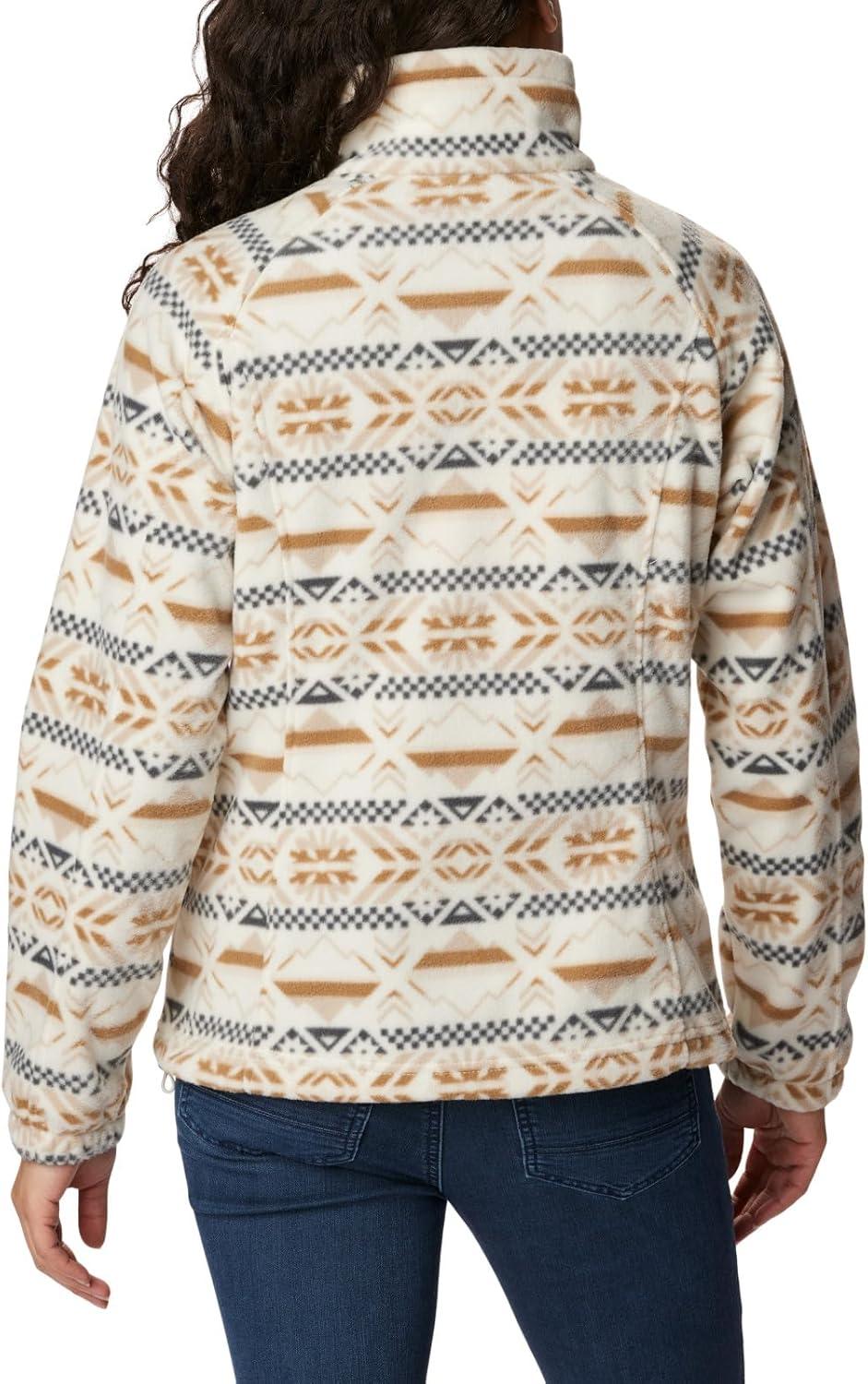 imageColumbia womens Benton Springs Printed Full ZipChalk Checkered Peaks