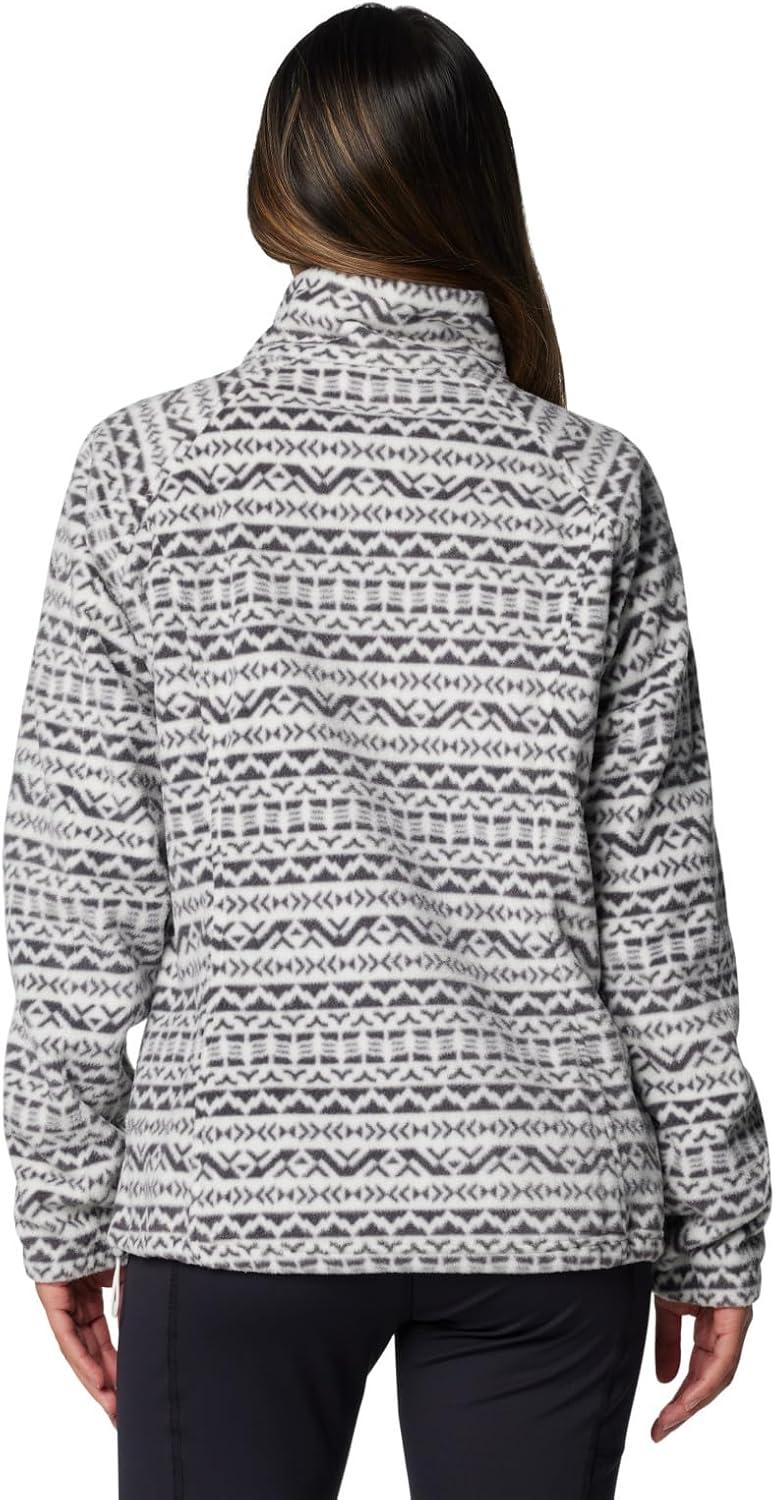 imageColumbia womens Benton Springs Printed Full ZipChalk Madras Tonal