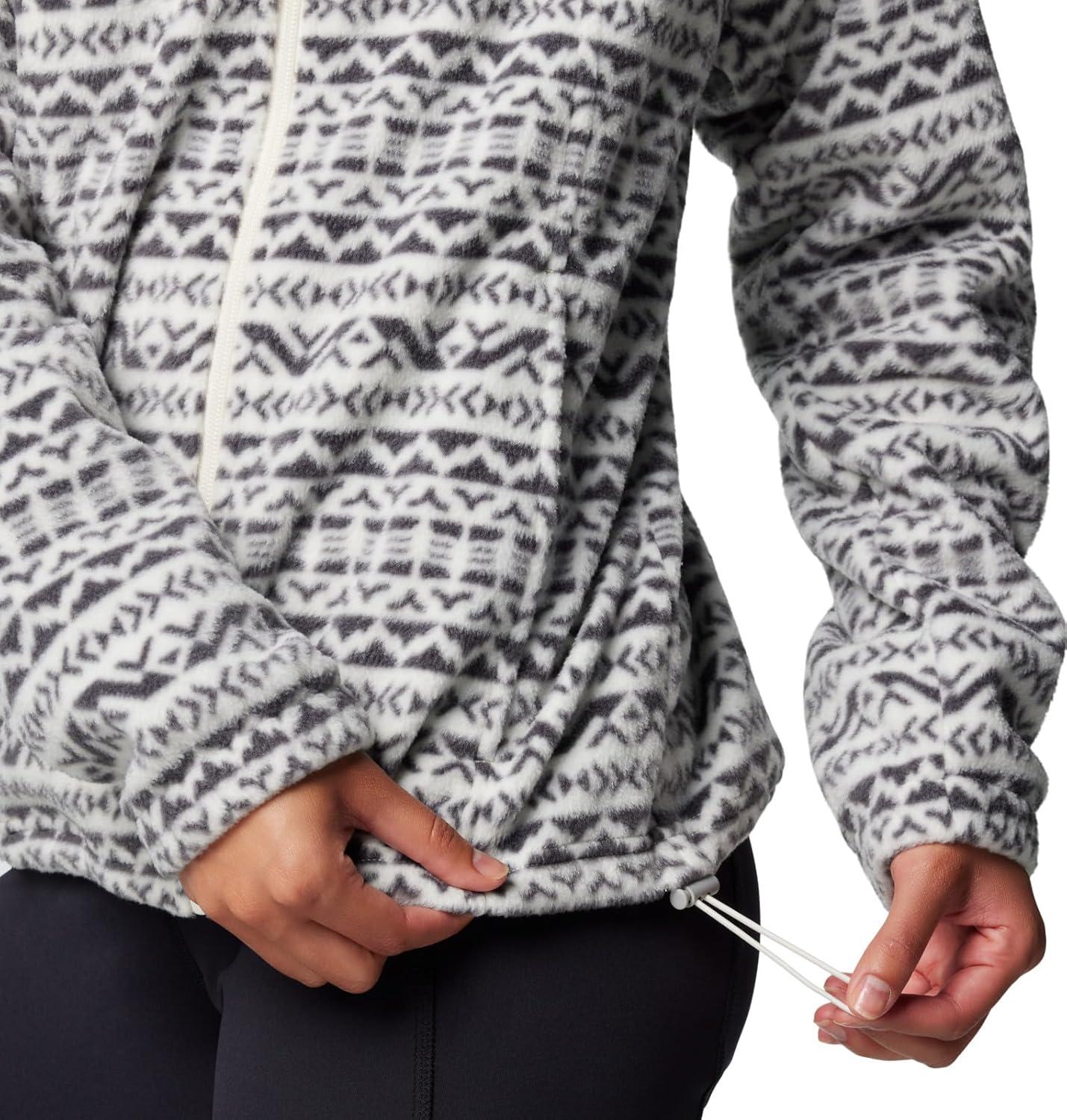imageColumbia womens Benton Springs Printed Full ZipChalk Madras Tonal