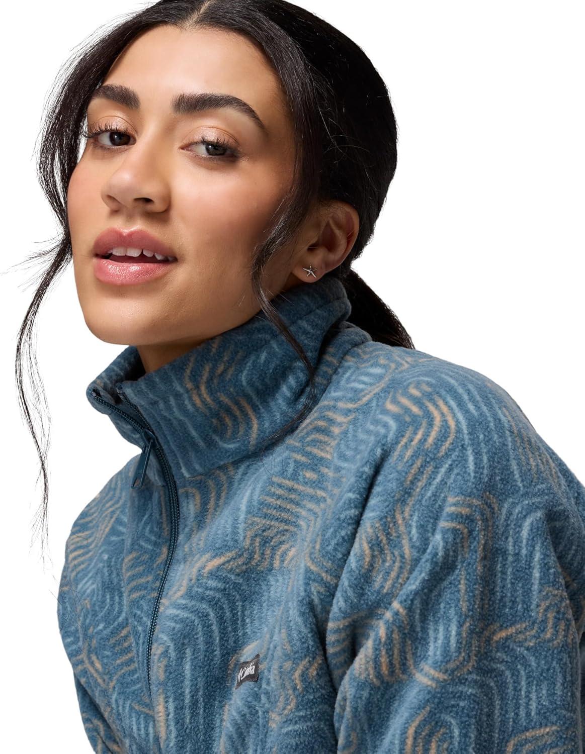 imageColumbia womens Benton Springs Printed Full ZipEverblue Flowfalls