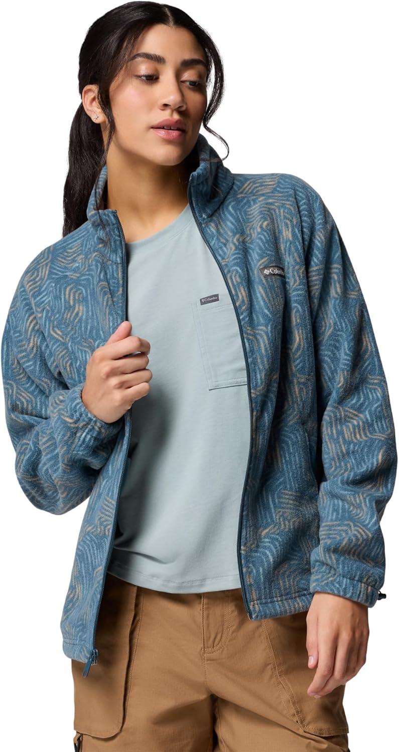 imageColumbia womens Benton Springs Printed Full ZipEverblue Flowfalls