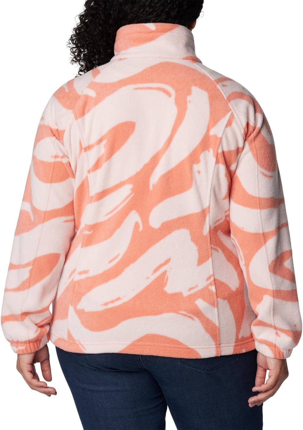 imageColumbia womens Benton Springs Printed Full ZipFaded Peach Snowdrifts Tonal