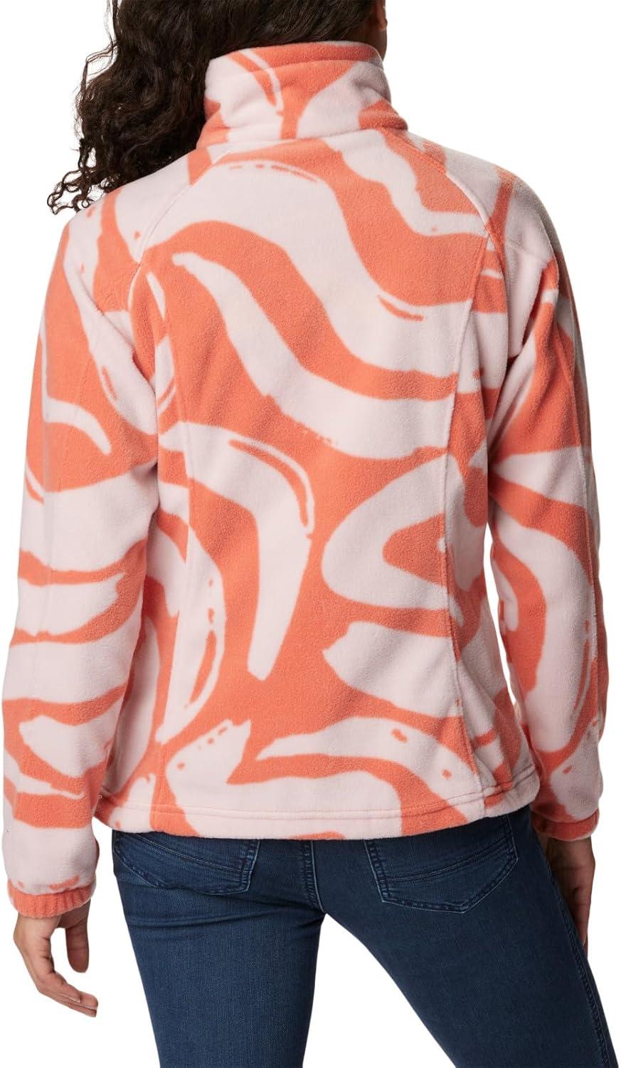 imageColumbia womens Benton Springs Printed Full ZipFaded Peach Snowdrifts Tonal