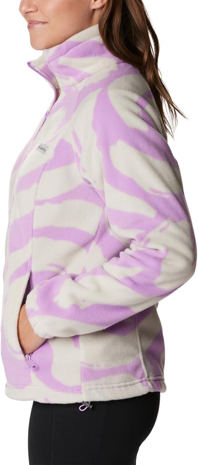 imageColumbia womens Benton Springs Printed Full ZipGumdrop Snowdrifts Tonal
