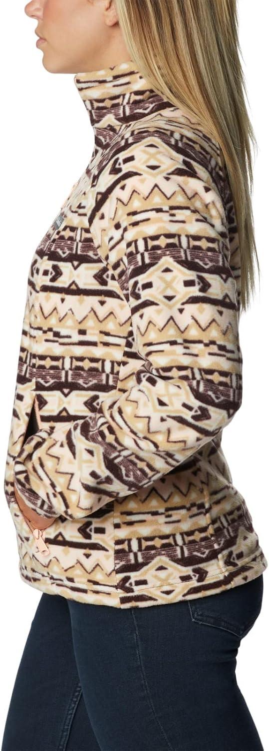 imageColumbia womens Benton Springs Printed Full ZipNew Cinder 80s Stripe