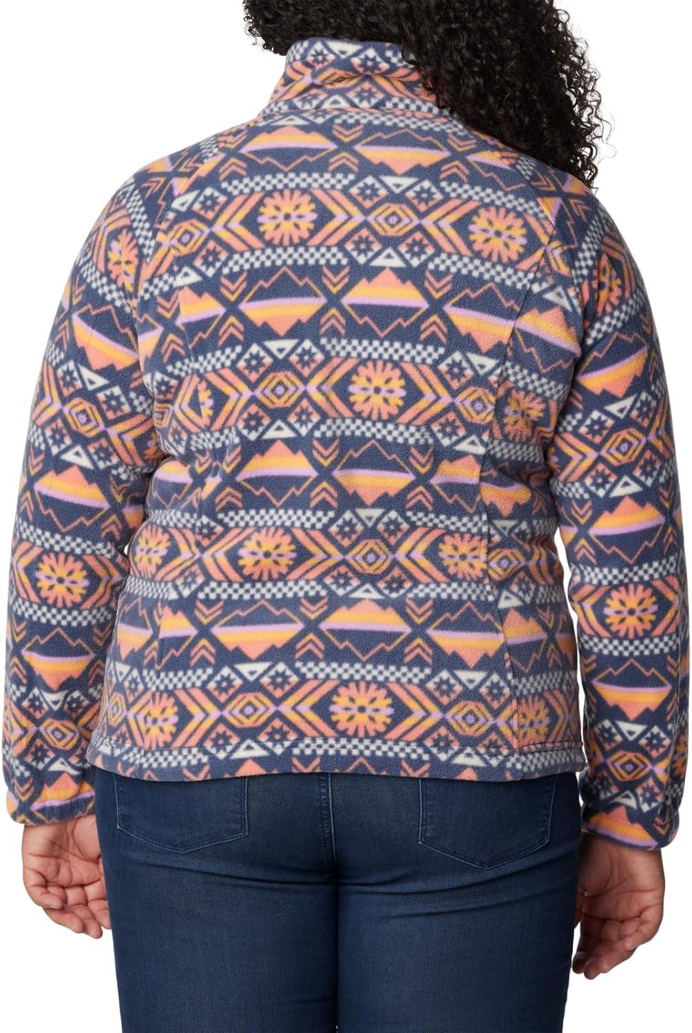 imageColumbia womens Benton Springs Printed Full ZipNocturnal Checkered Peaks