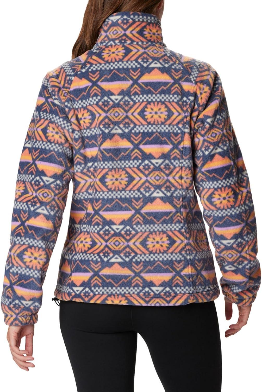 imageColumbia womens Benton Springs Printed Full ZipNocturnal Checkered Peaks