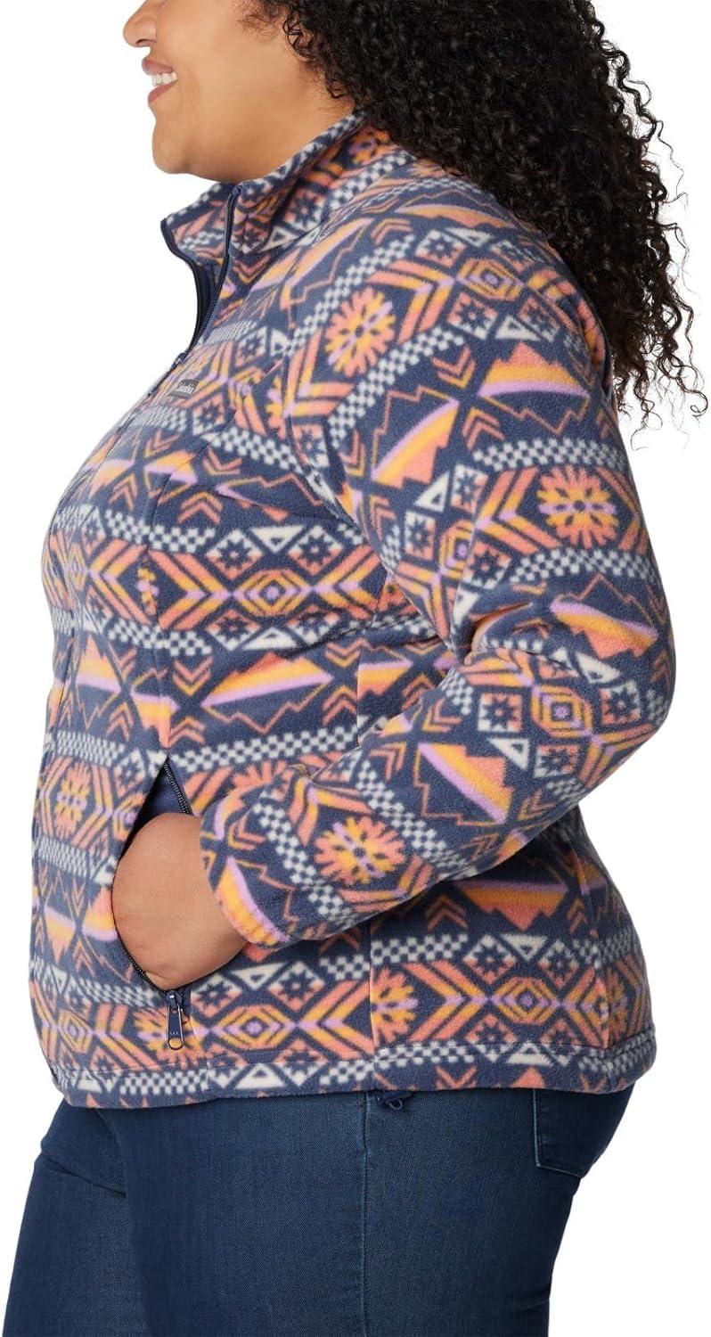 imageColumbia womens Benton Springs Printed Full ZipNocturnal Checkered Peaks