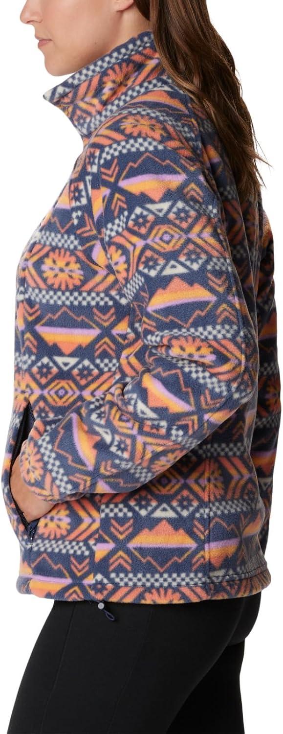 imageColumbia womens Benton Springs Printed Full ZipNocturnal Checkered Peaks