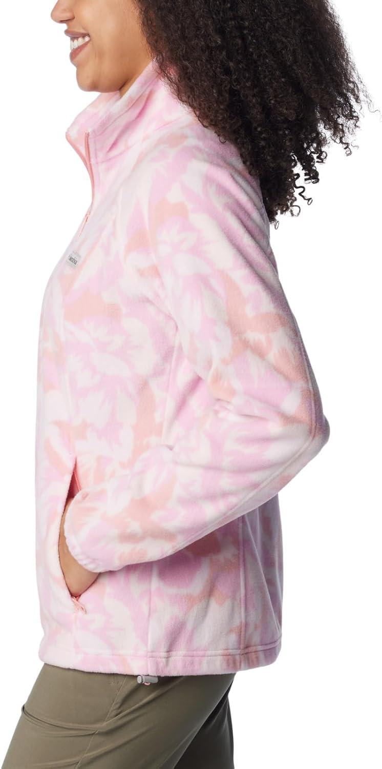 imageColumbia womens Benton Springs Printed Full ZipSalmon Rose Peonies