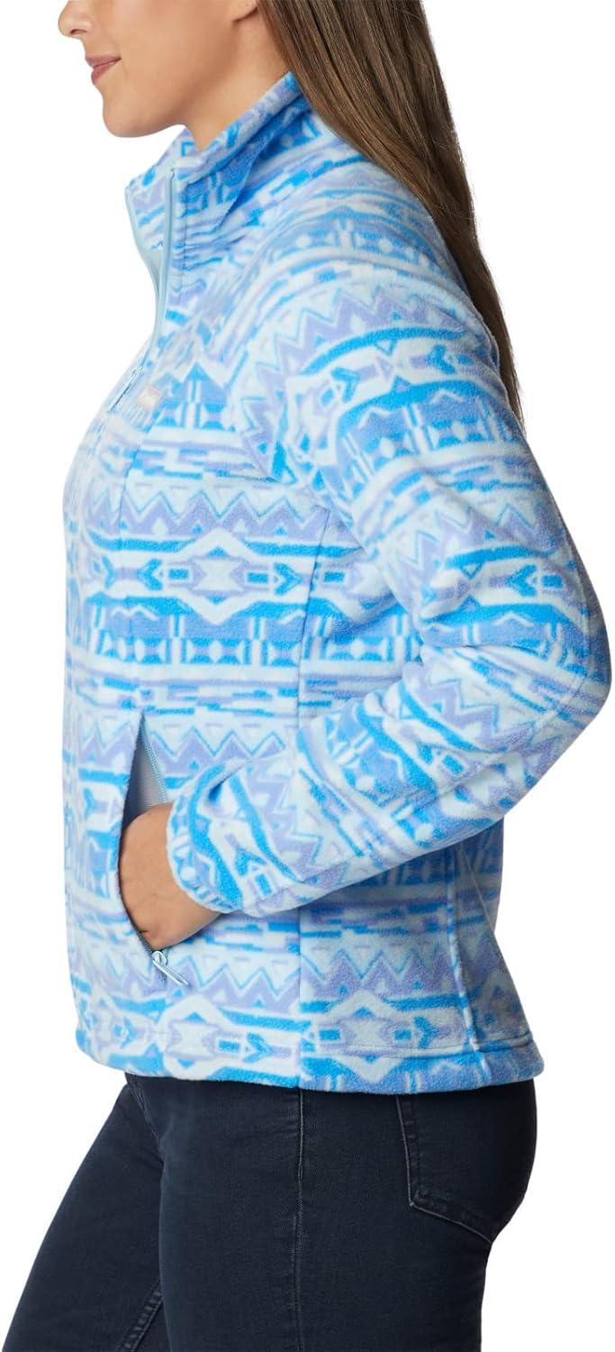 imageColumbia womens Benton Springs Printed Full ZipSerenity 80s Stripe