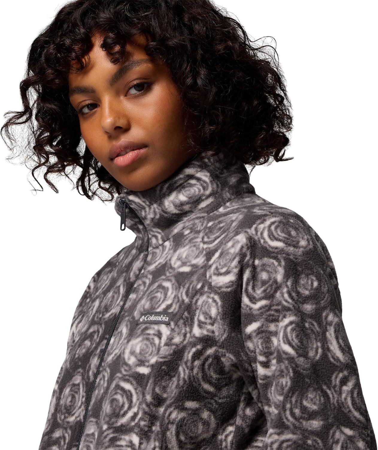 imageColumbia womens Benton Springs Printed Full ZipShark Rose City