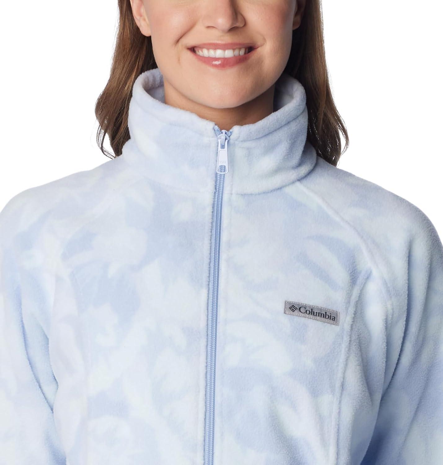 imageColumbia womens Benton Springs Printed Full ZipWhisper Peonies
